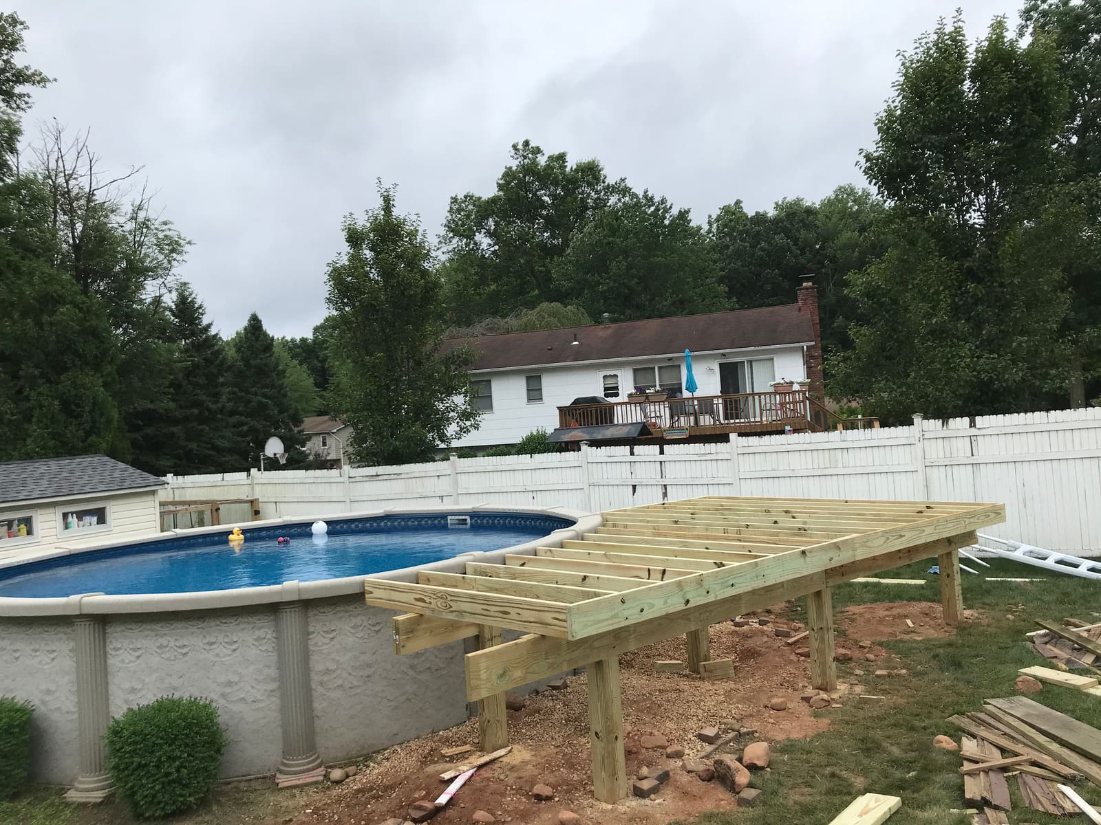 NY Pool Deck — During